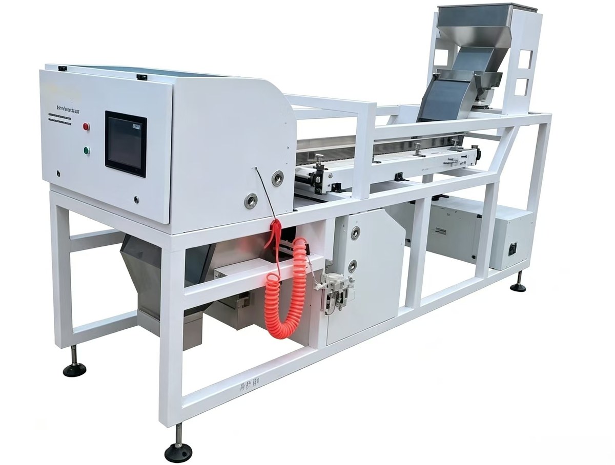 Belt-type color sorter ready for shipment