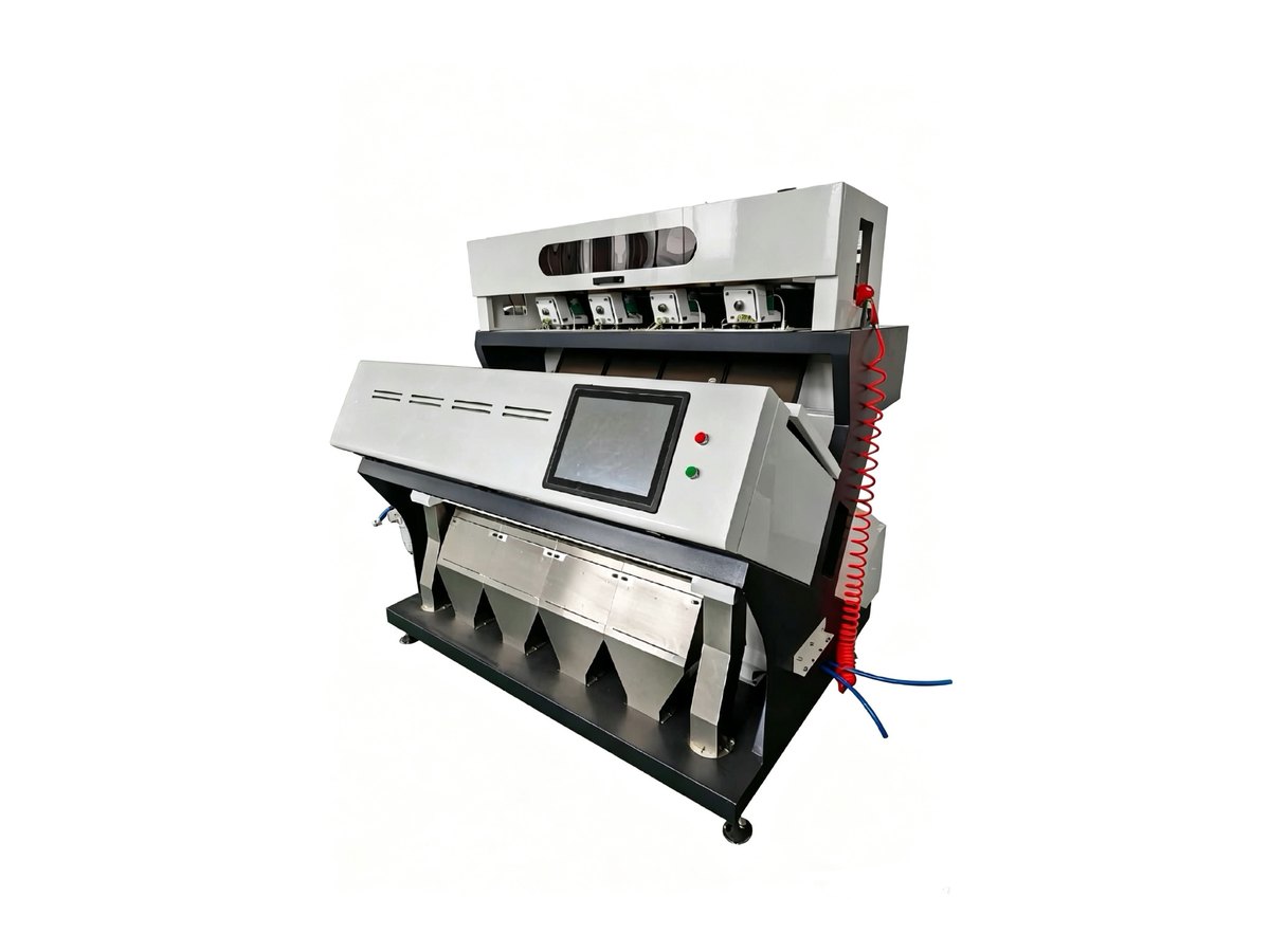 Multi-channel chute-type color sorter