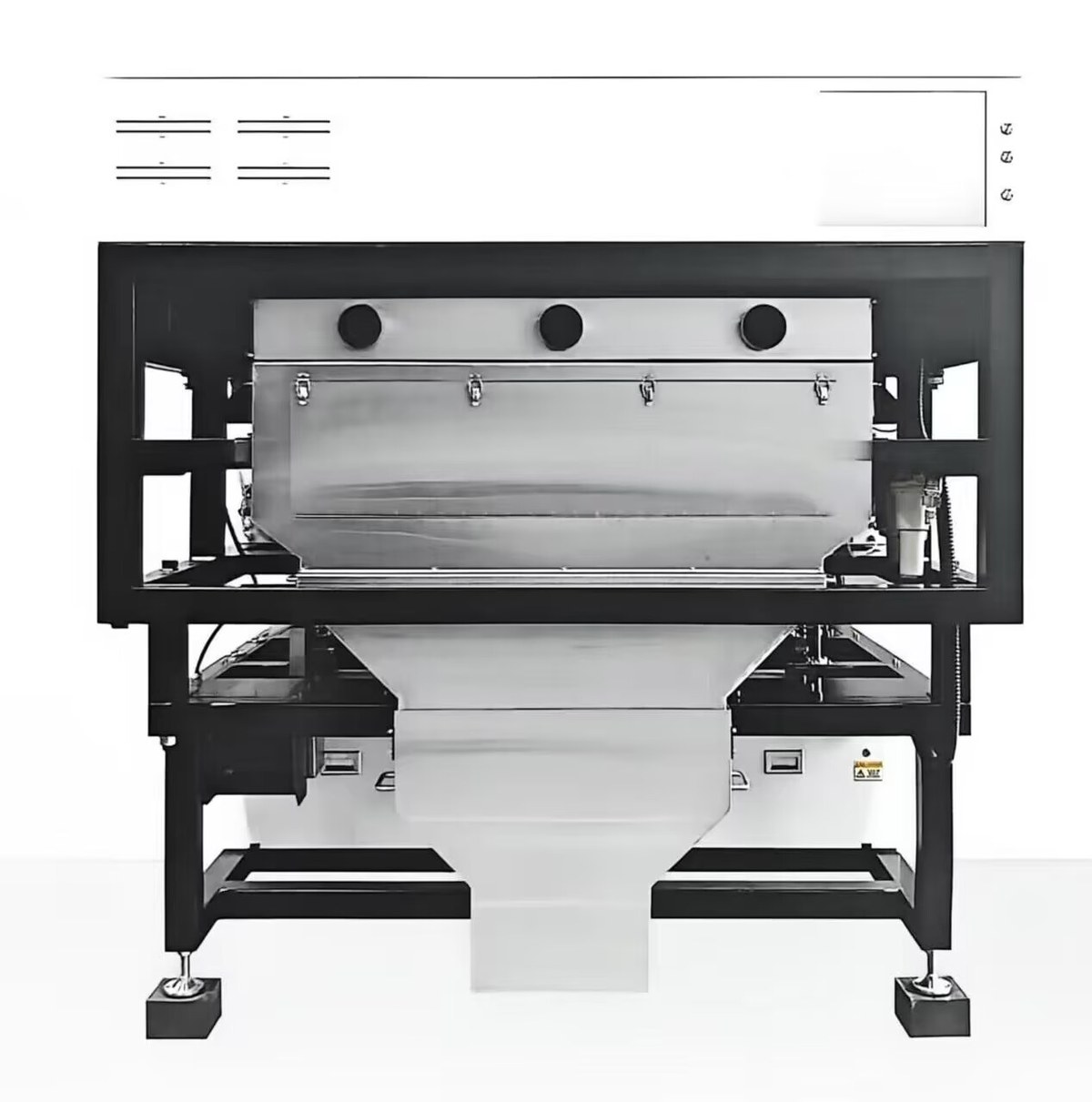 Wet-dry heavy-duty belt color sorter